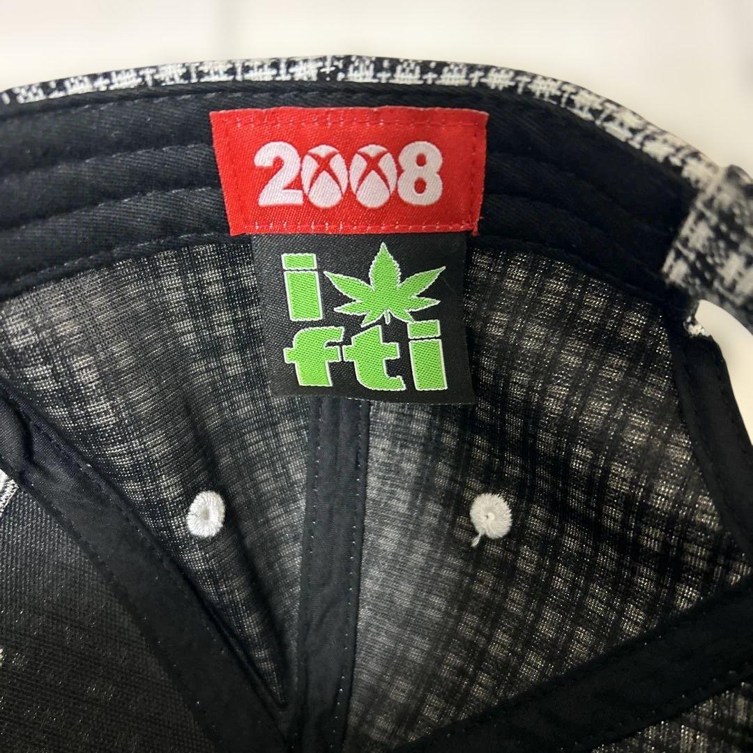 fuckthisindustryチェック柄キャップ