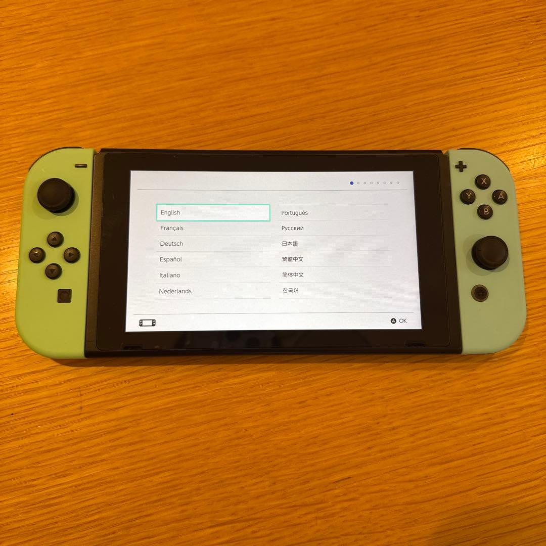 【動作確認済】あつ森　Nintendo Switch 本体 付属品あり