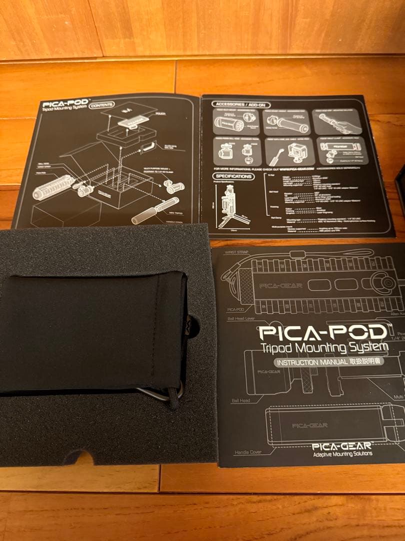 新品未使用　PICA-POD 拡張型　マルチ　三脚　マウント