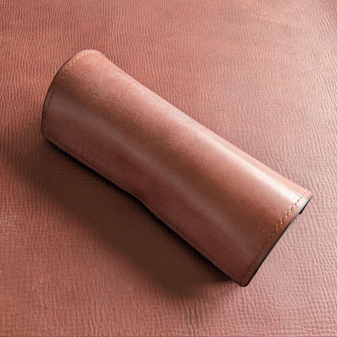 【ベイカーフルグレインブライドル】ペンケース　めがねケース　カラー：チョコ