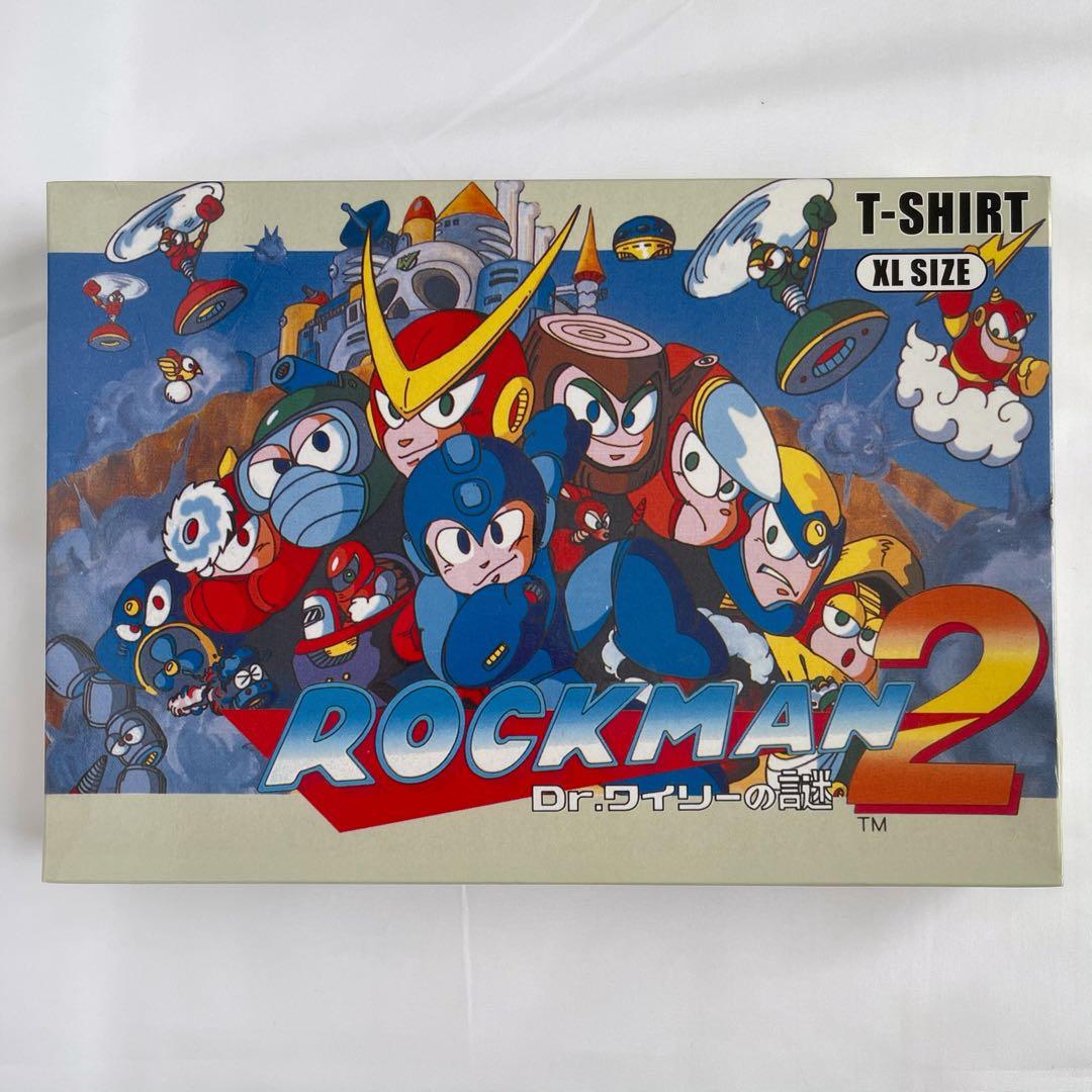 ロックマン2 Tシャツ XLサイズ MEGAMAN カプコン CAPCOM