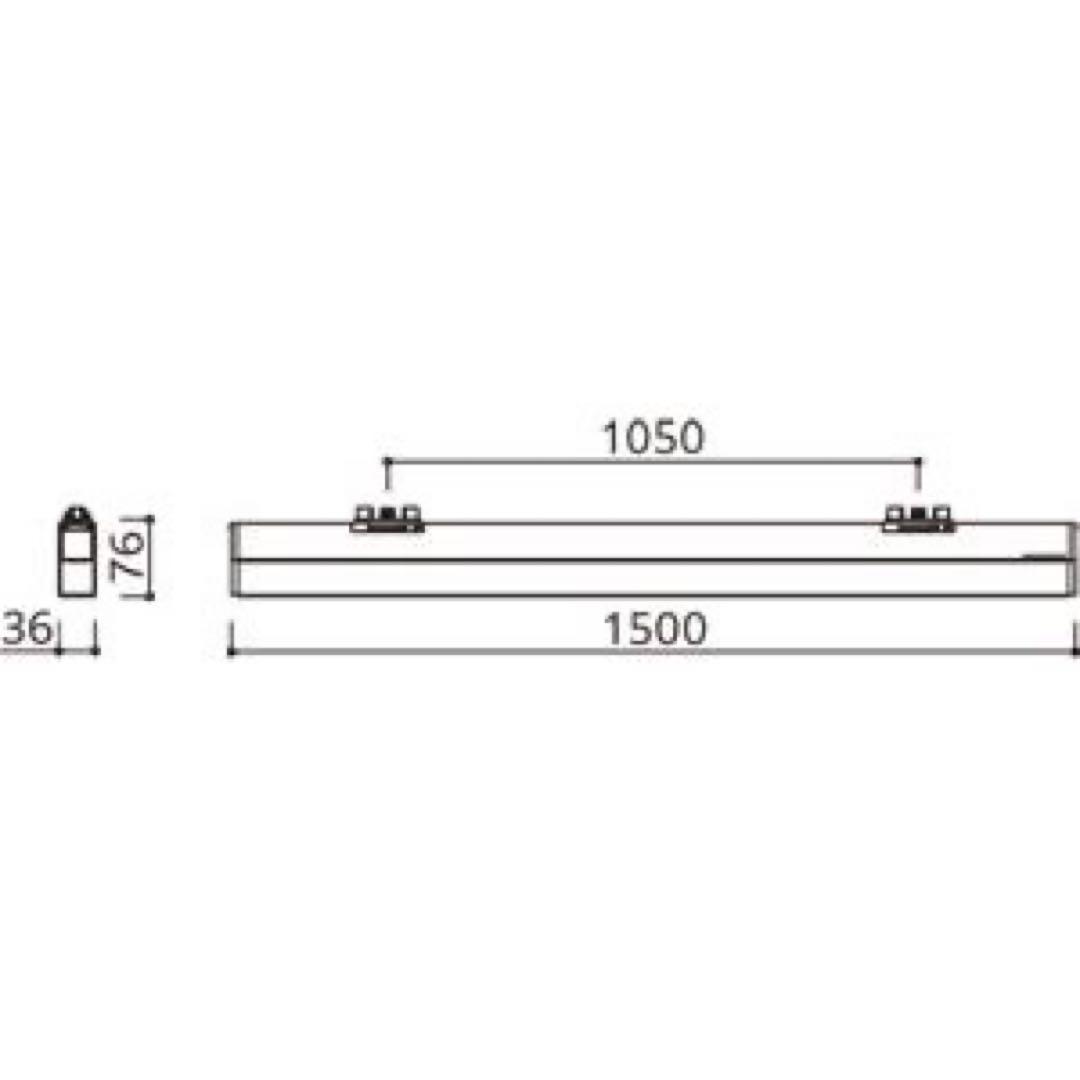 オーデリック　ソリッドラインスリム　黒　1500mm ３本セット　新品未使用品