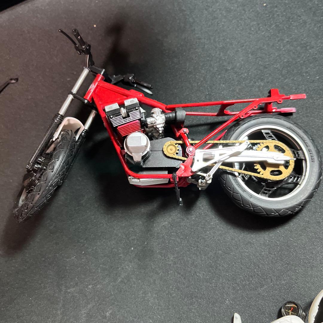 俺のマシン バイク プラモ 1/12 アオシマ CBX400F ジャンク