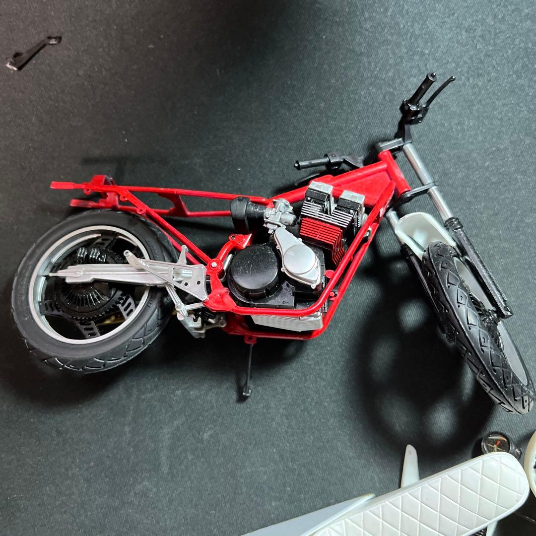 俺のマシン バイク プラモ 1/12 アオシマ CBX400F ジャンク
