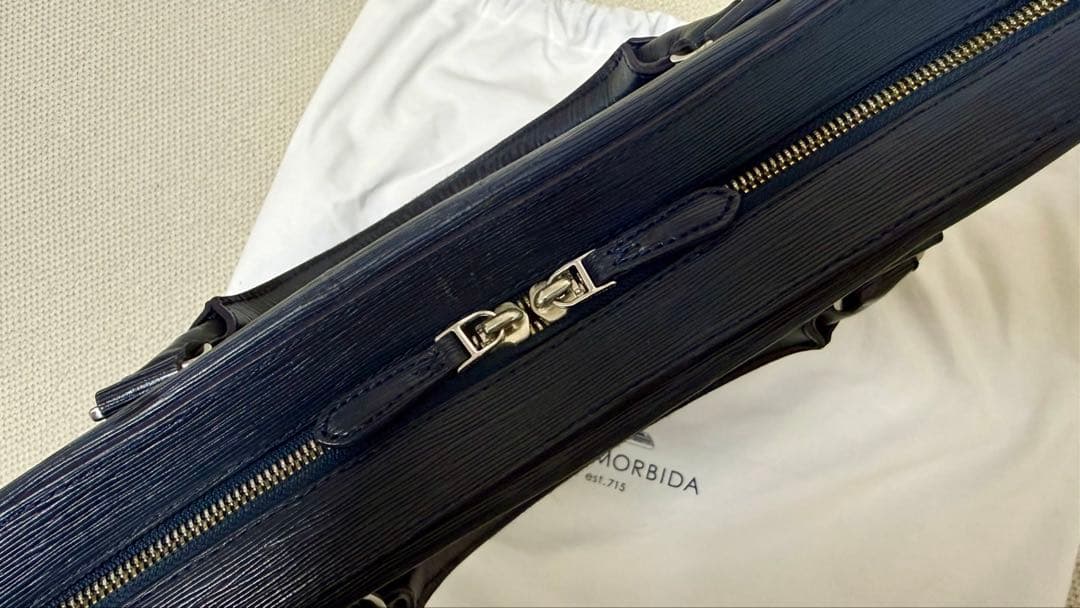 PELLE MORBIDA ペッレモルビダ　CA201 ビジネスバッグ　ネイビー