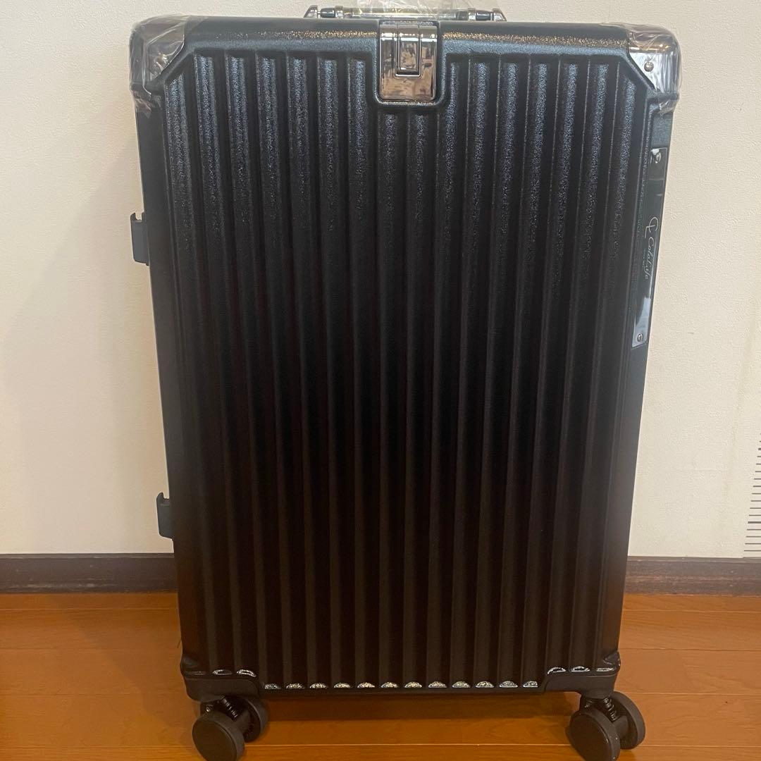 スーツケースアルミ フレーム キャリーケース 耐衝撃 ストッパー付き 大容量