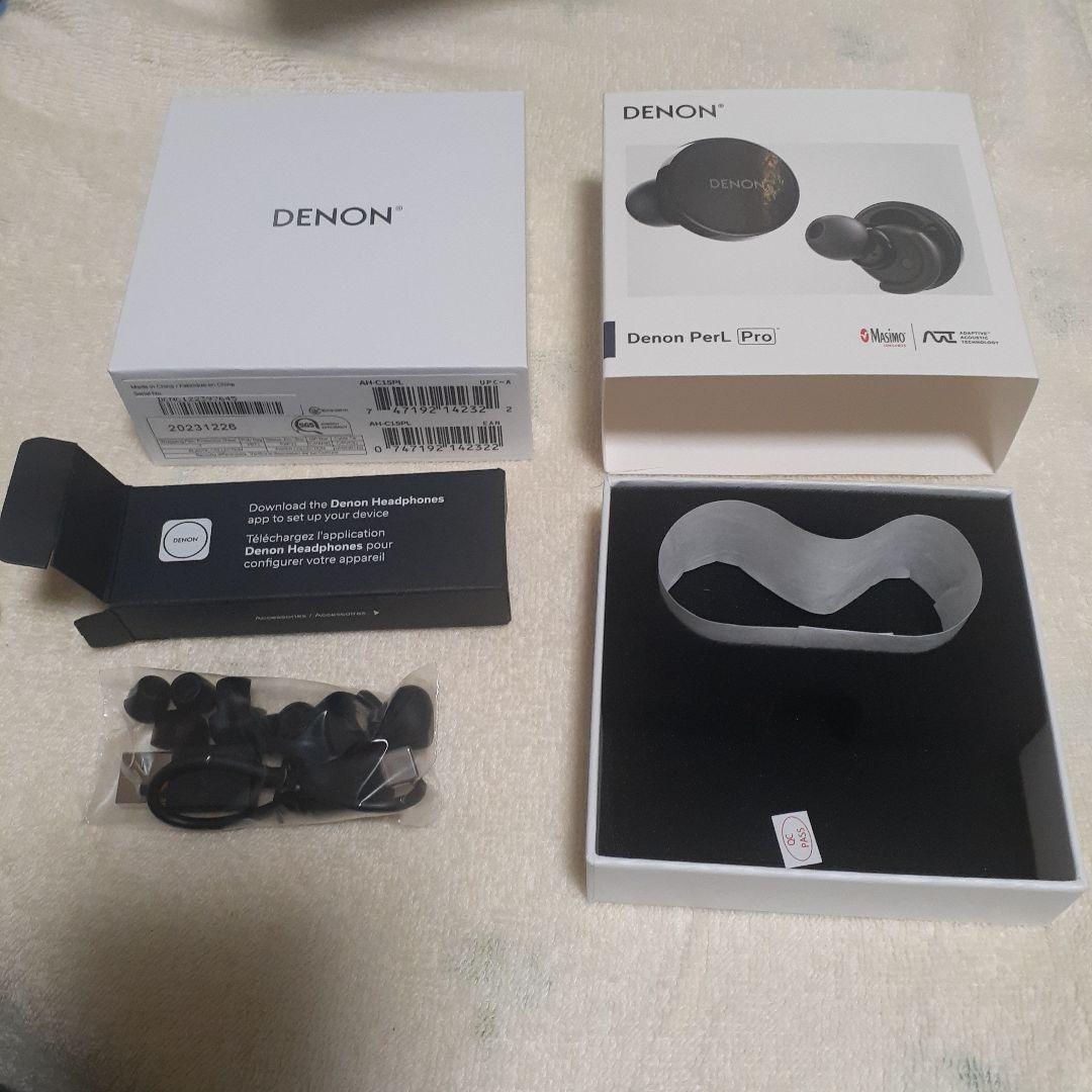 DENON perl pro ブラック　美品　イヤホン