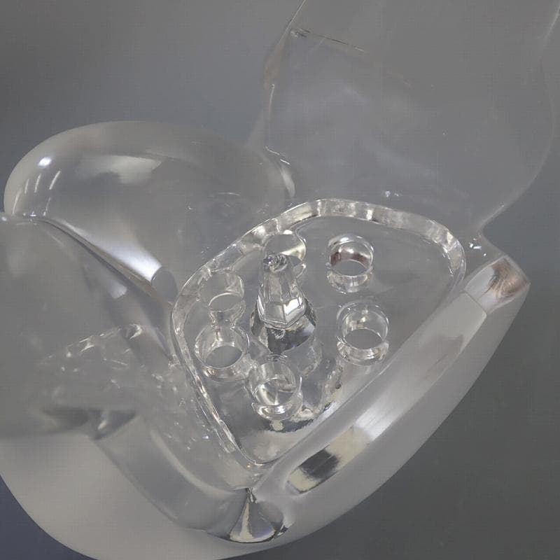 RU-6021　LALIQUE クリスタル　シルヴィ　花瓶