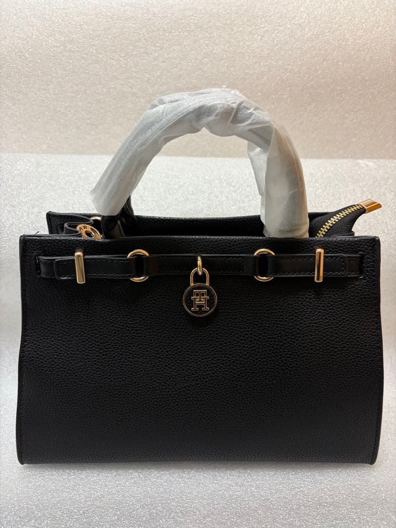 新品未使用品　トミー・ヒルフィガー 黒 レディース　ハンドバッグ