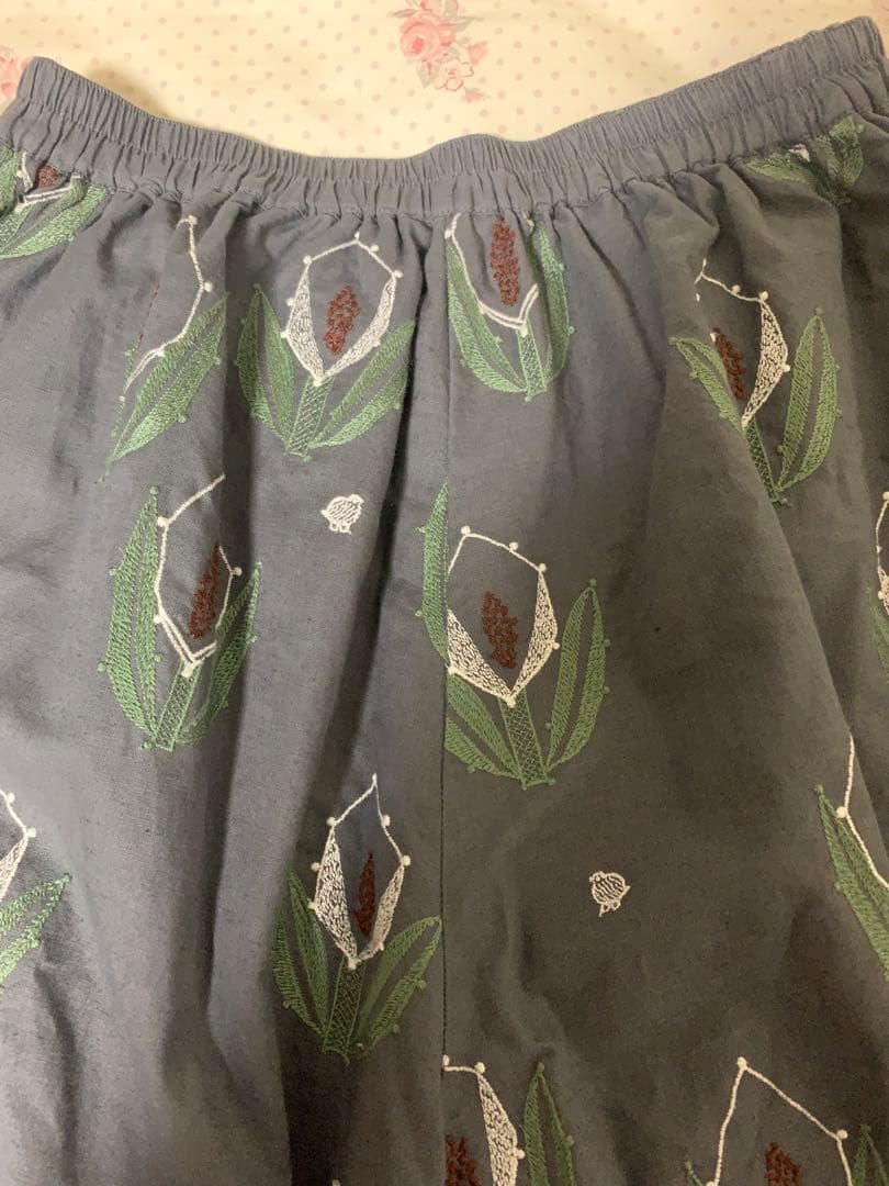 marble sud MIZBASHO TUCK ハカマパンツ