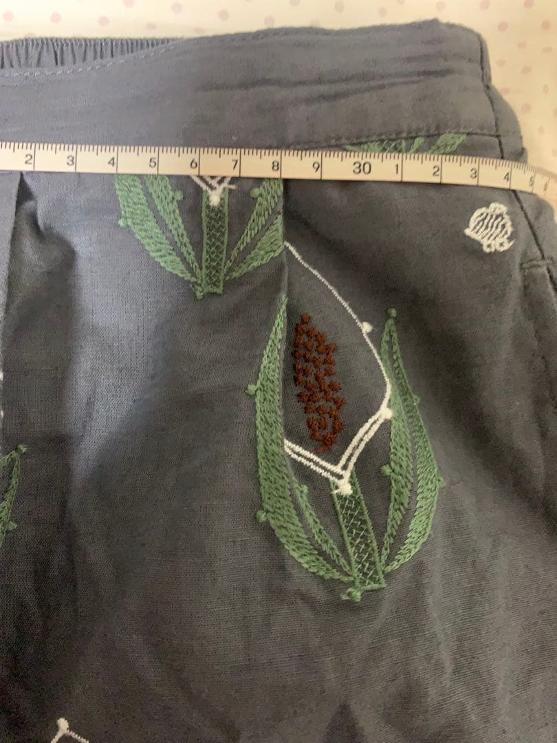 marble sud MIZBASHO TUCK ハカマパンツ