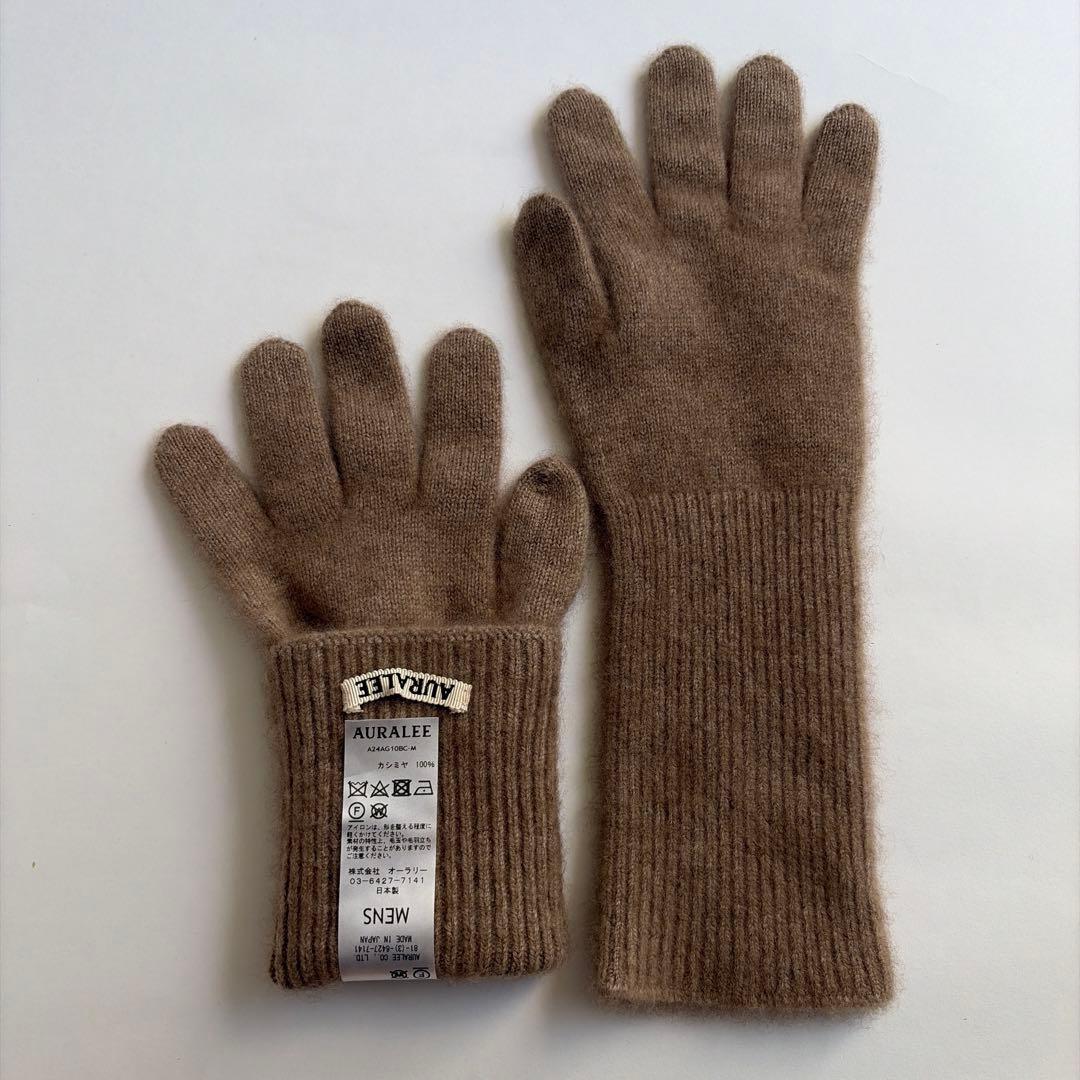新品未使用AURALEE BABY CASHMERE KNIIT GLOVES