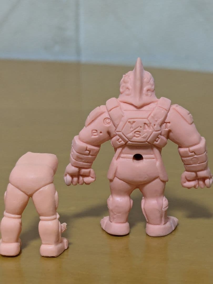 レア★バンダイ キン消し パート29 　サムソン 肌色★サタンクロス　キンケシ