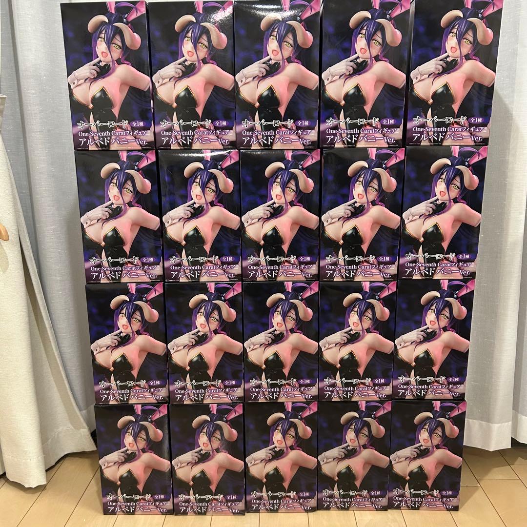 オーバーロード　フィギュア アルベド バニーVer.　20個 まとめ売り