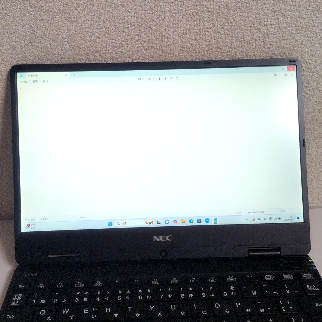 美品！Windows11✨️NEC製✨️快速SSD✨️持ち運びに便利なノートPC