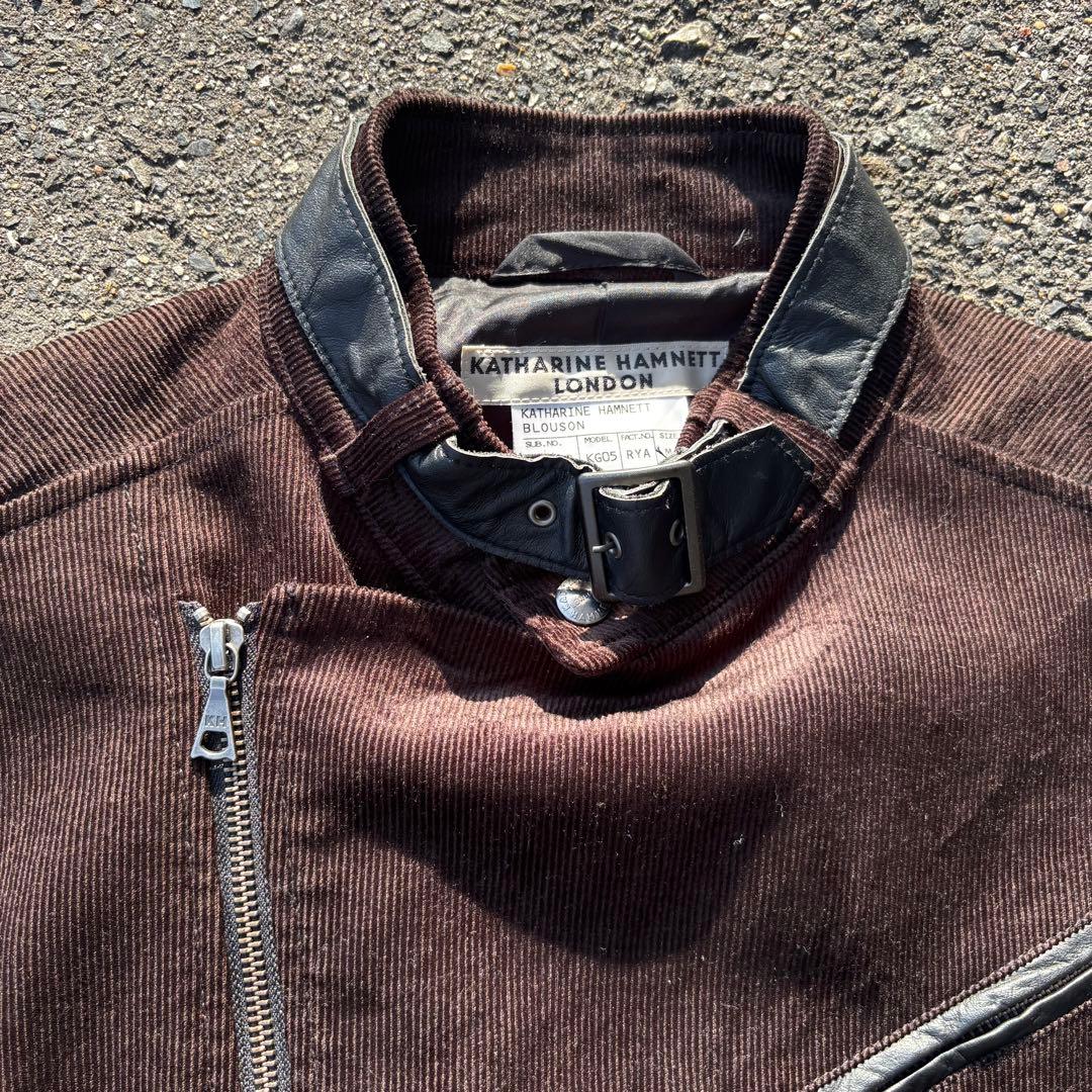 KATHARINE HAMNETT LONDON コーデュロイジャケット　着画◯