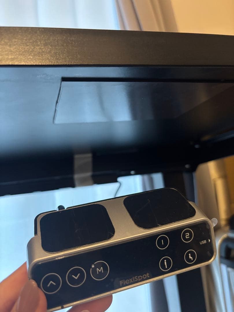 FlexiSpot E7Pro 脚フレームブラック　天板付き