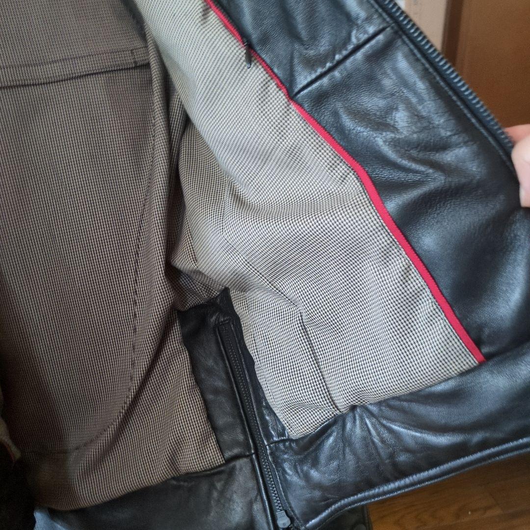 ユニオンジャップライダースダウンジャケットサイズMカラーブラック