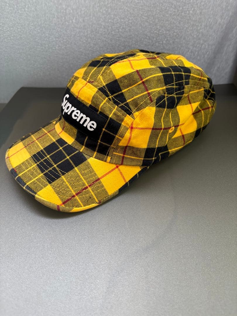supreme チェック柄 ワークキャップ <No.070>