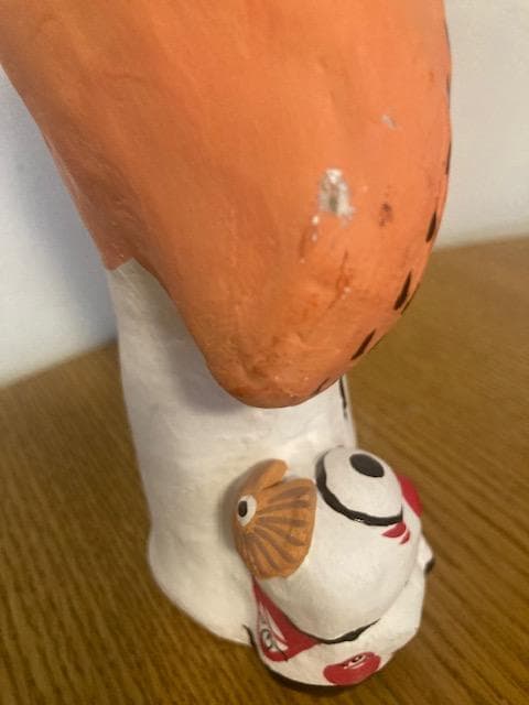 郷土玩具　大入道?　お化け　 妖怪 　土鈴　土人形　高さ約24cm