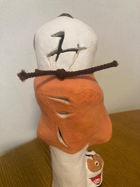 郷土玩具　大入道?　お化け　 妖怪 　土鈴　土人形　高さ約24cm