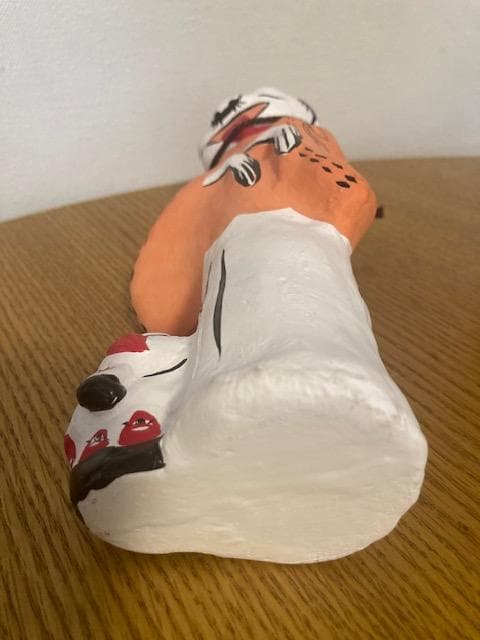 郷土玩具　大入道?　お化け　 妖怪 　土鈴　土人形　高さ約24cm