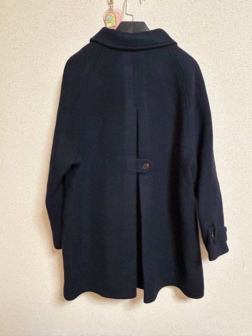 LUMIYUMI ウールブレンド 折り襟 ミドルコート　M