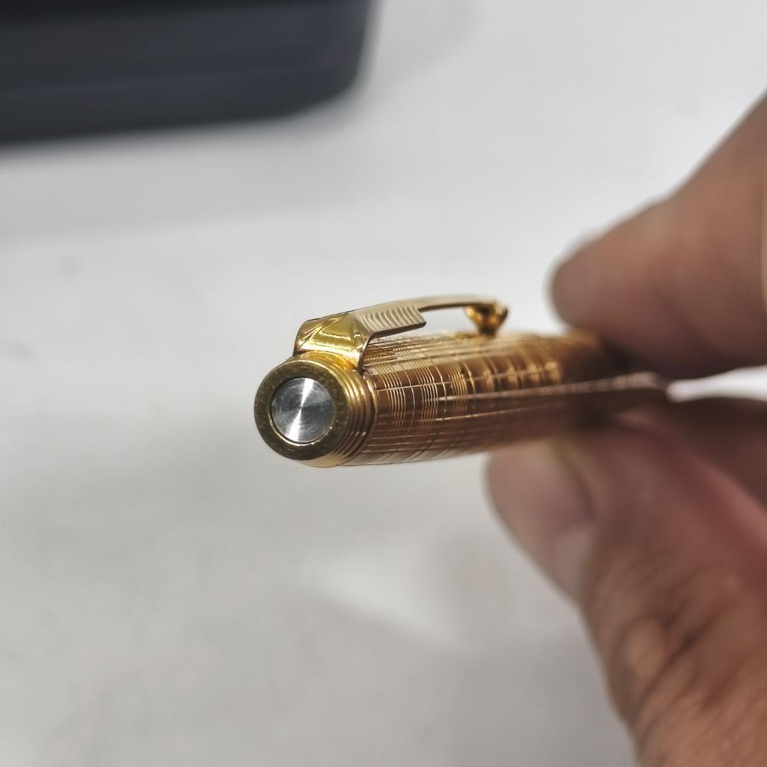 PARKER　パーカー　75　ゴールドチェック　ノック式　ボールペン