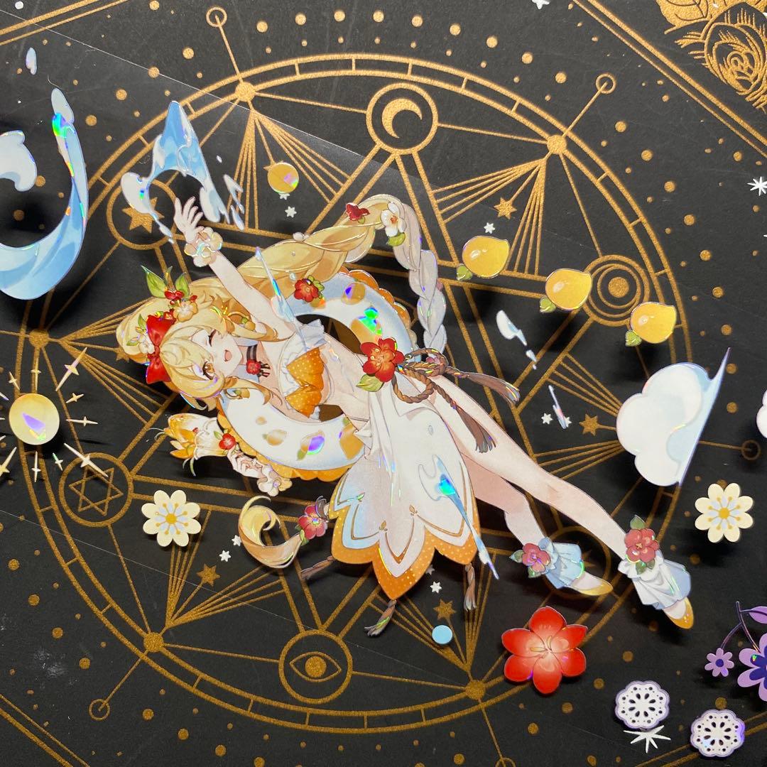 【9164】海外　マステ　中古巻　貝殻光マスキングテープ　人物系　女の子