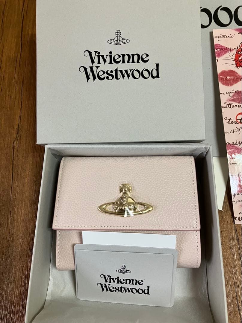 Vivienne Westwood ピンク 三つ折り財布 公式完売品