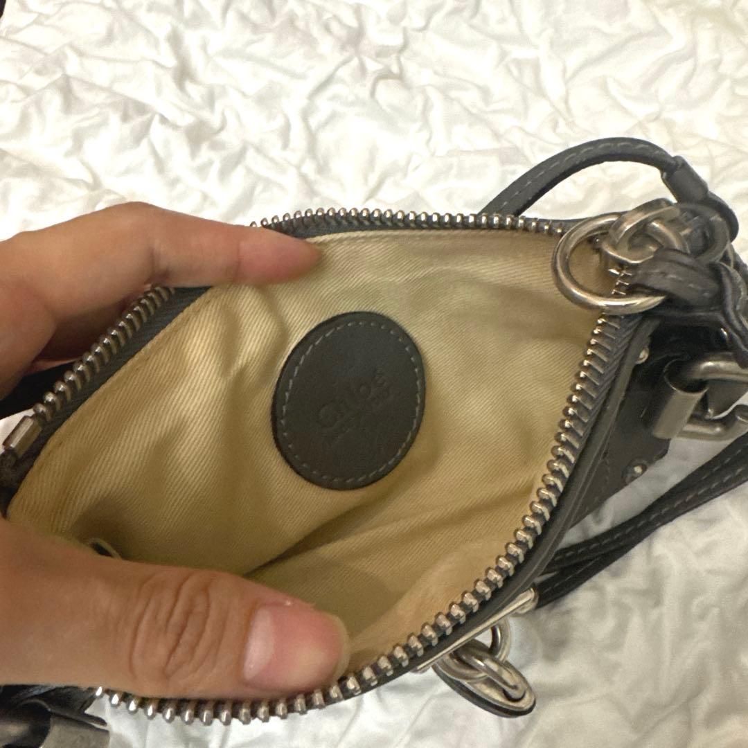 美品 chloe paddington ミニバッグ アクセサリーポーチ