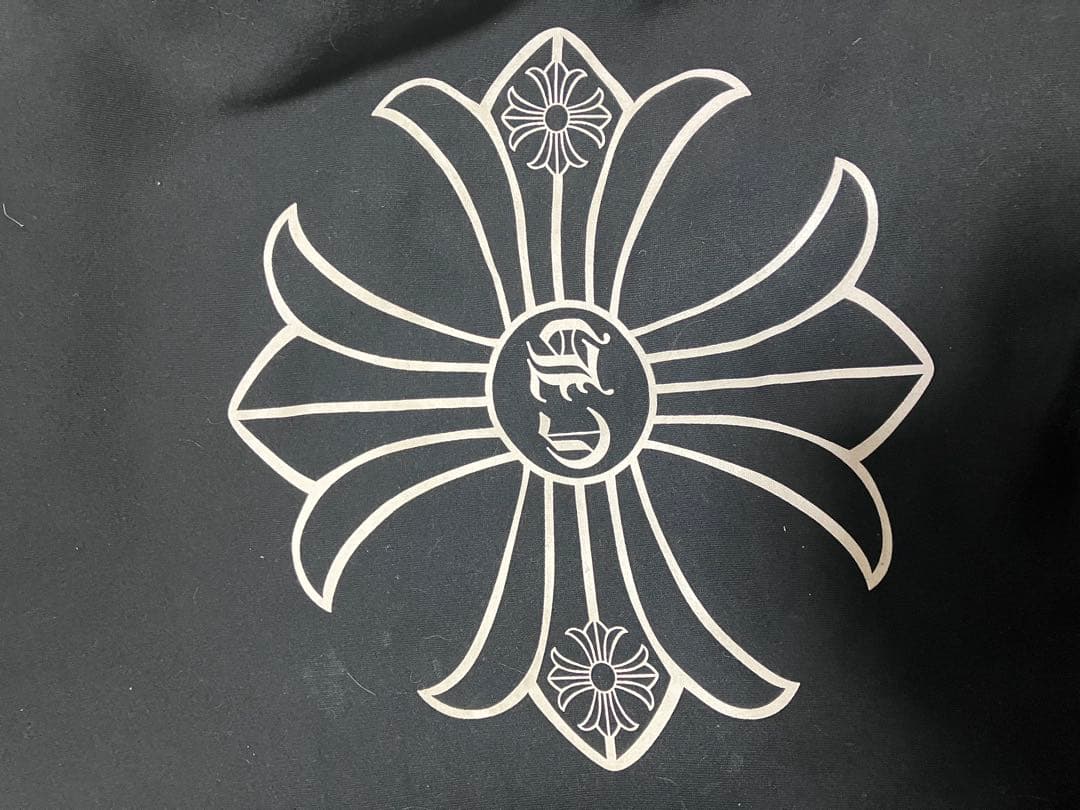 クロムハーツ　ダガージップサーマルライナージップアップスウェットパーカー 黒