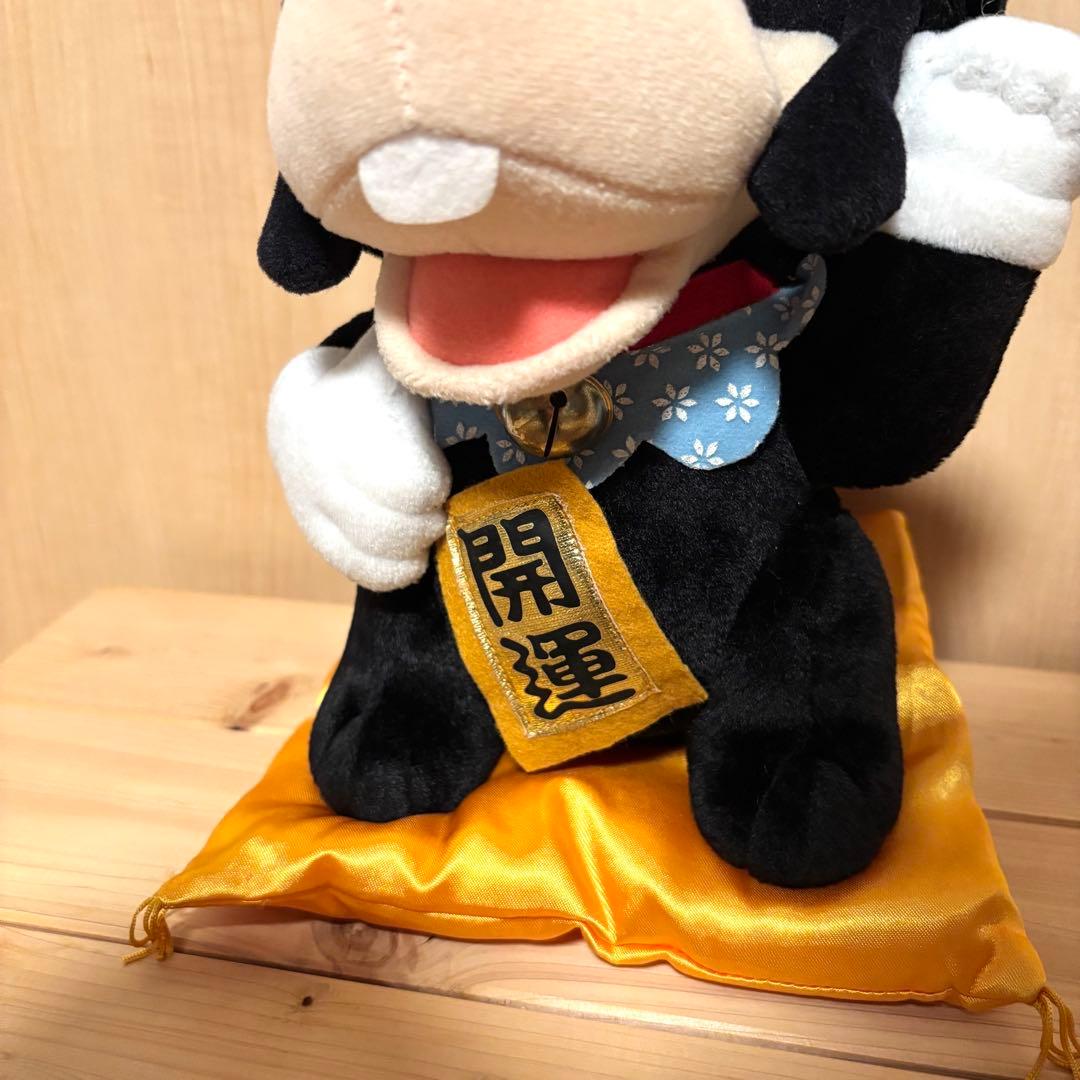 ディズニーベビー　グーフィー　招き猫　クロネコ