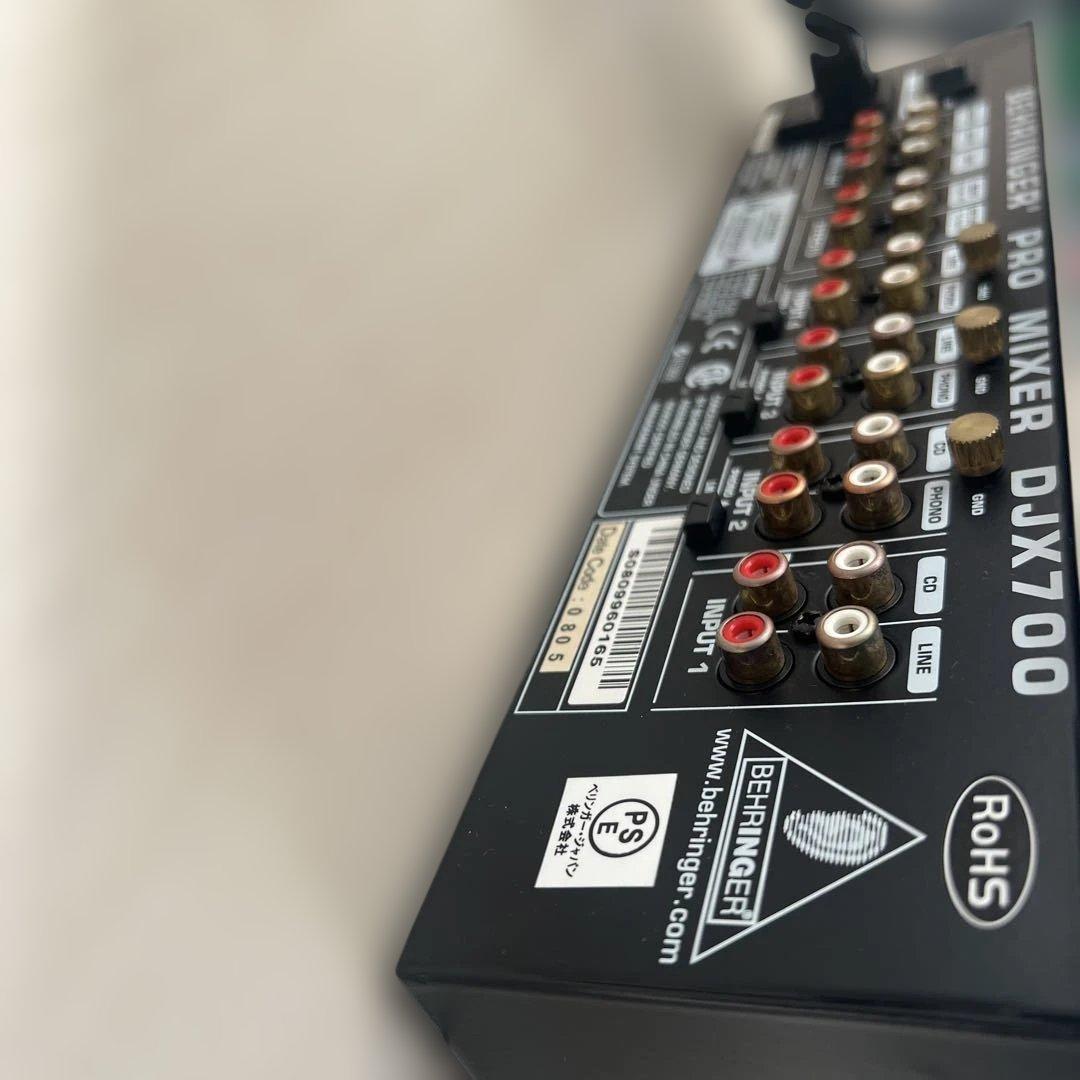 【極美品】BEHRINGER DJX700 DJミキサー ベリンガー 5ch