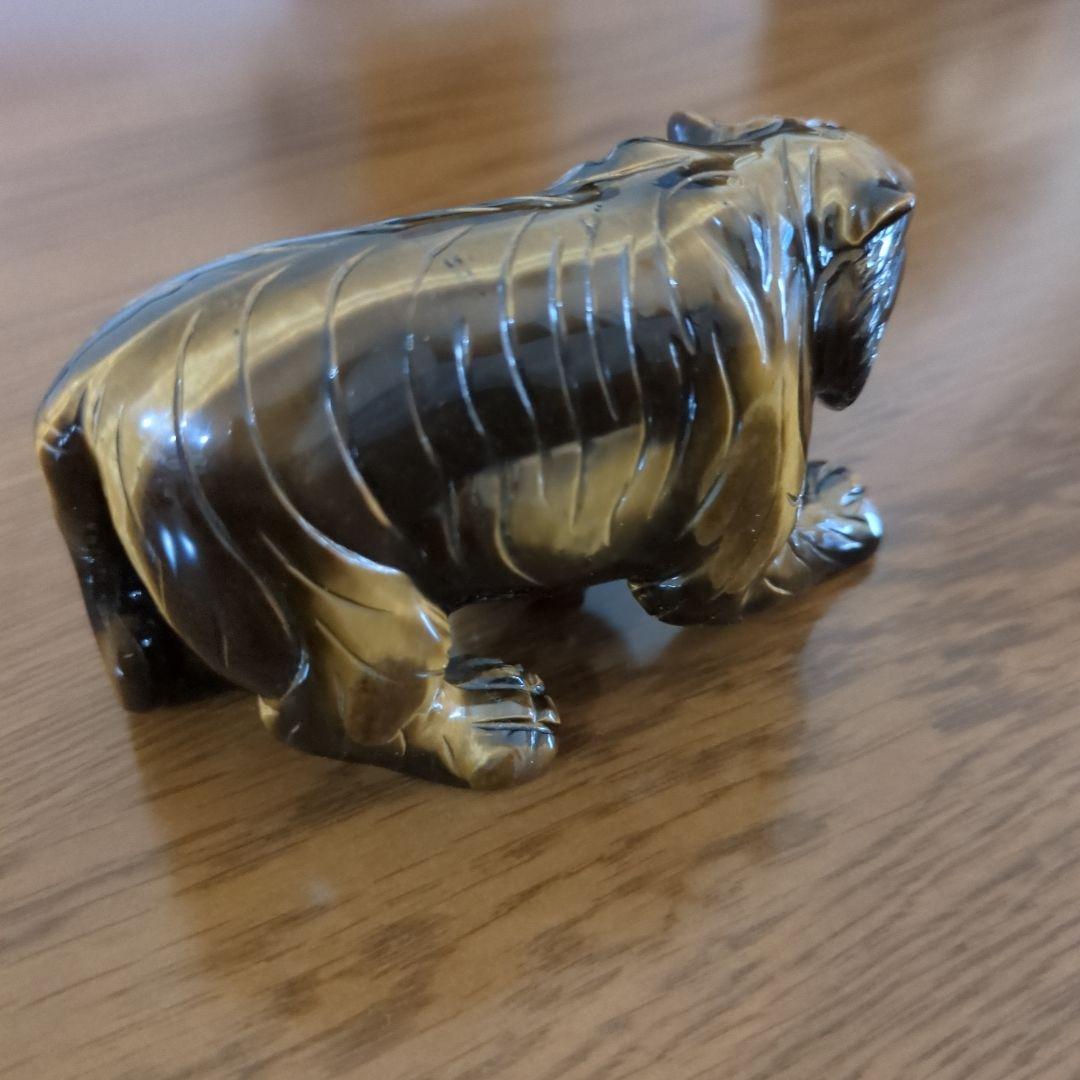 パワーストーン　タイガーアイ　金色に輝く虎　　激レア希少美品