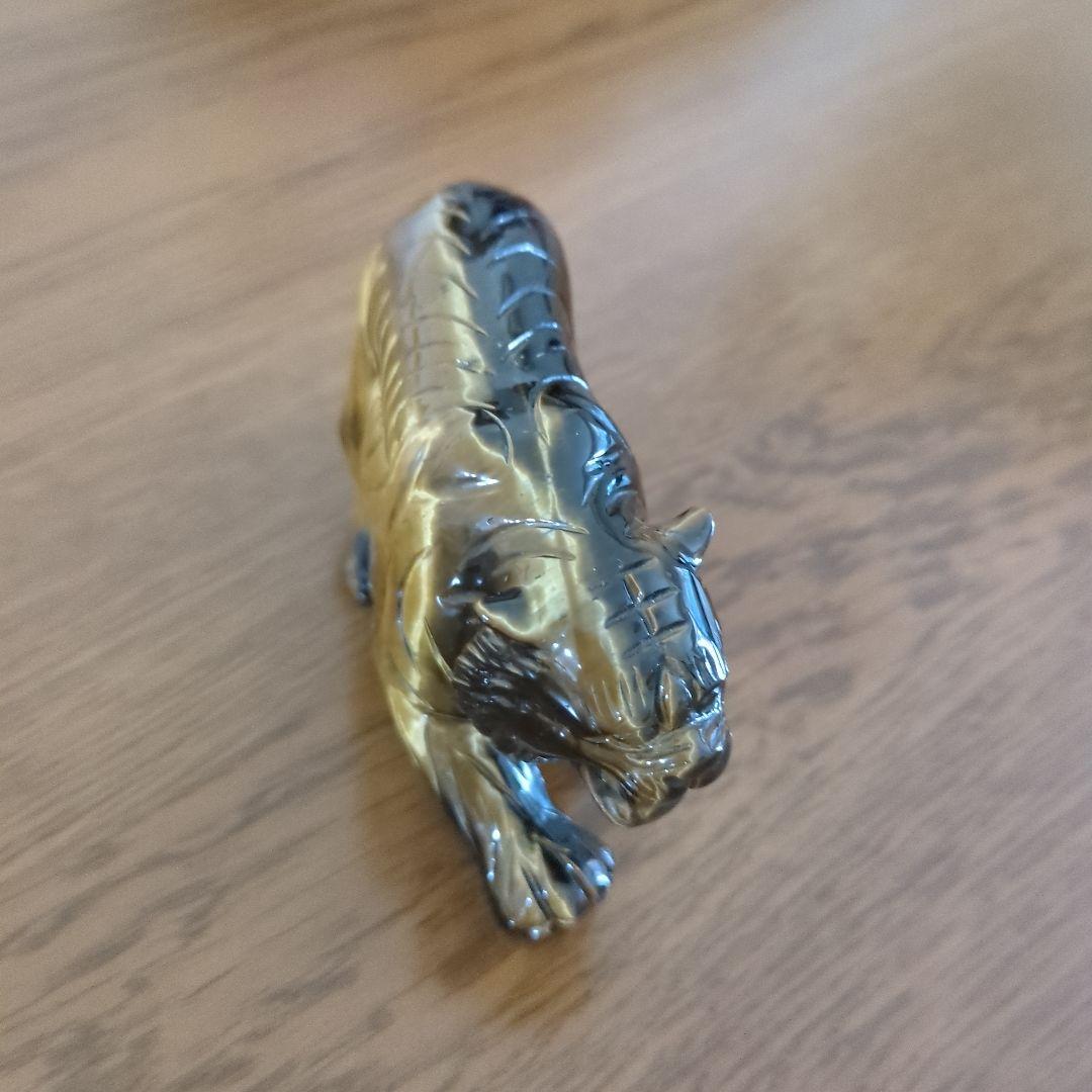 パワーストーン　タイガーアイ　金色に輝く虎　　激レア希少美品