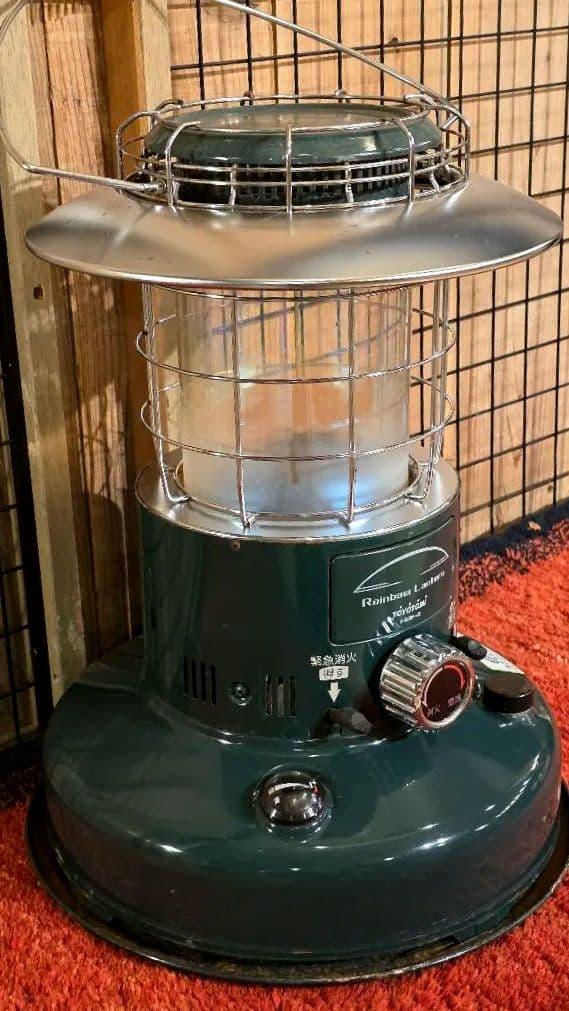 m*a様 トヨトミ レインボーストーブ RL-25C 緑 レトロ石油ストーブ