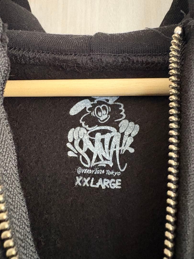 VERDY × SYNA WORLD×Wasted Youth ジップパーカー