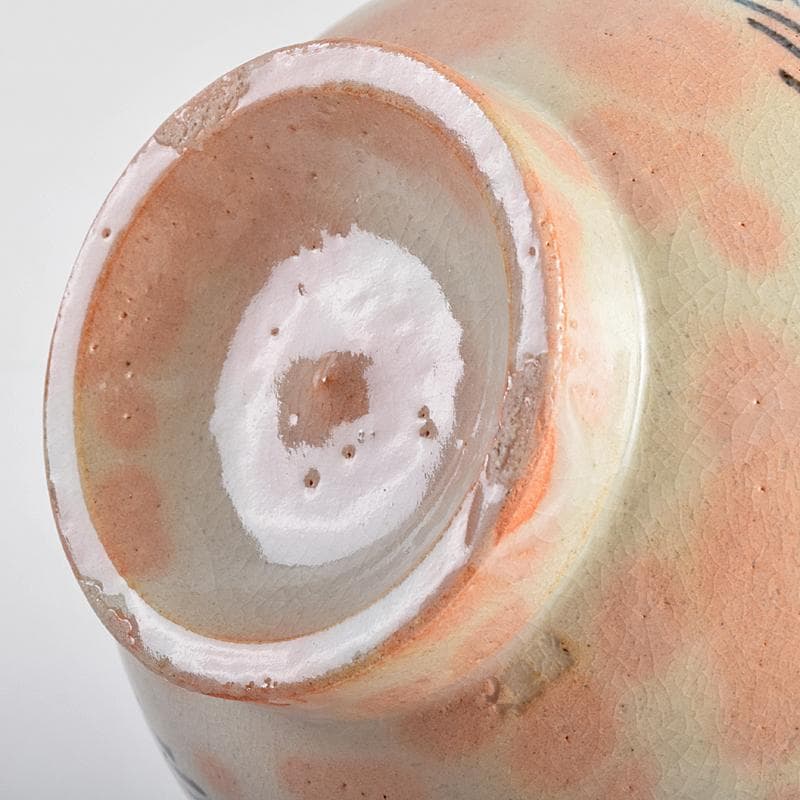 和食器　萬古焼　八幡窯　水車文　数茶碗　十四客　共箱　M　R9415B