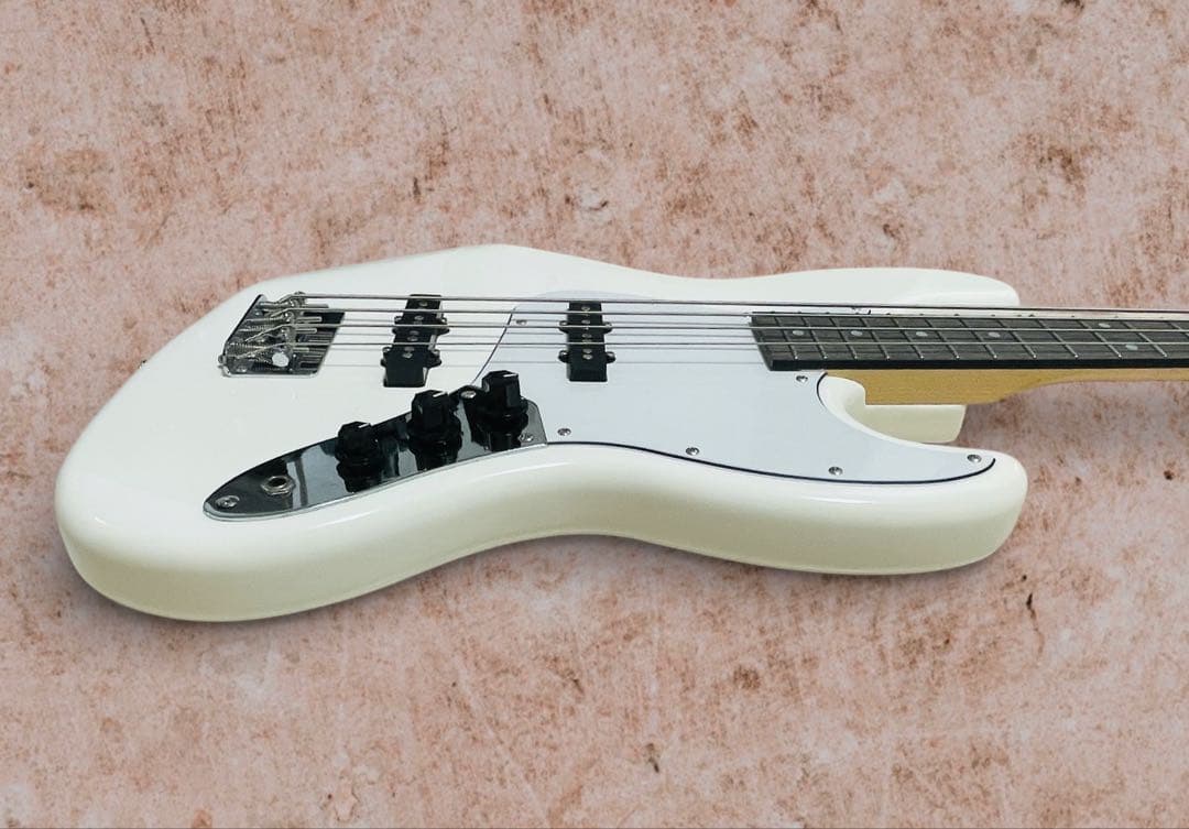 （美品）BUSKER'S BJB-3 LPB ジャズベース ホワイト色 島村楽器