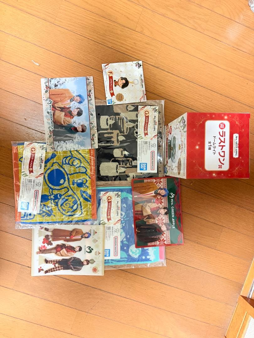 Mrs. GREEN APPLE ラストワン賞 ドームライトとG賞3点F賞1点