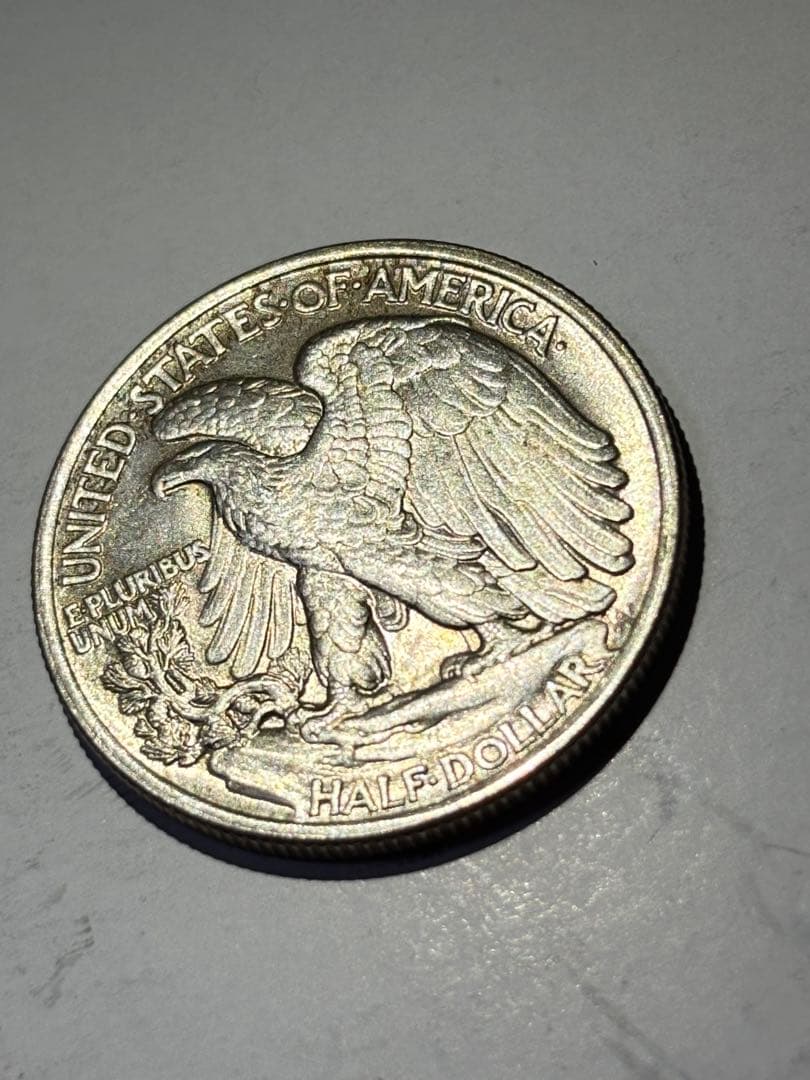 アメリカ　50セント銀貨　1920年　古銭　外国　ハーフダラー