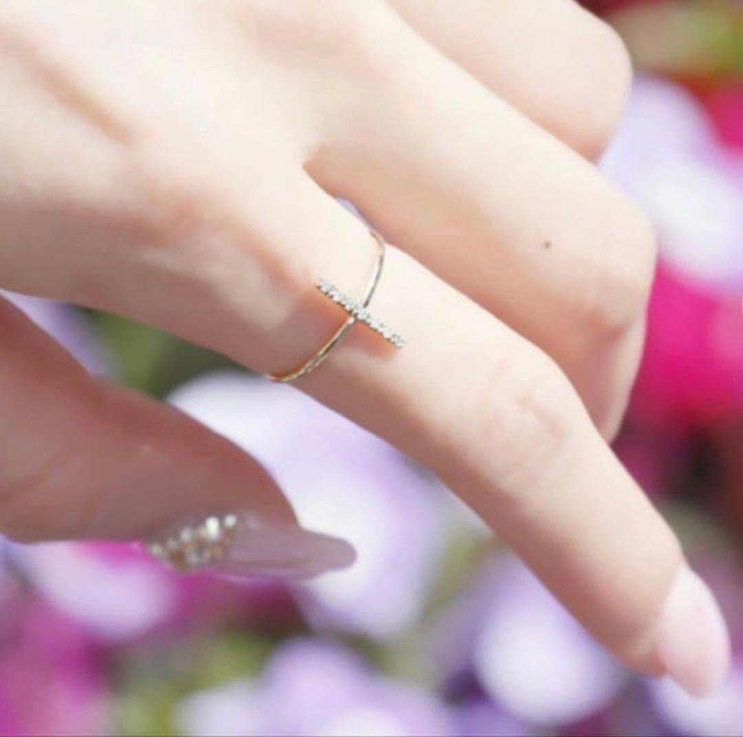 ダイヤモンドクロス♡13号【ジュエルクローゼット】K10クロス☆アガット 好きも