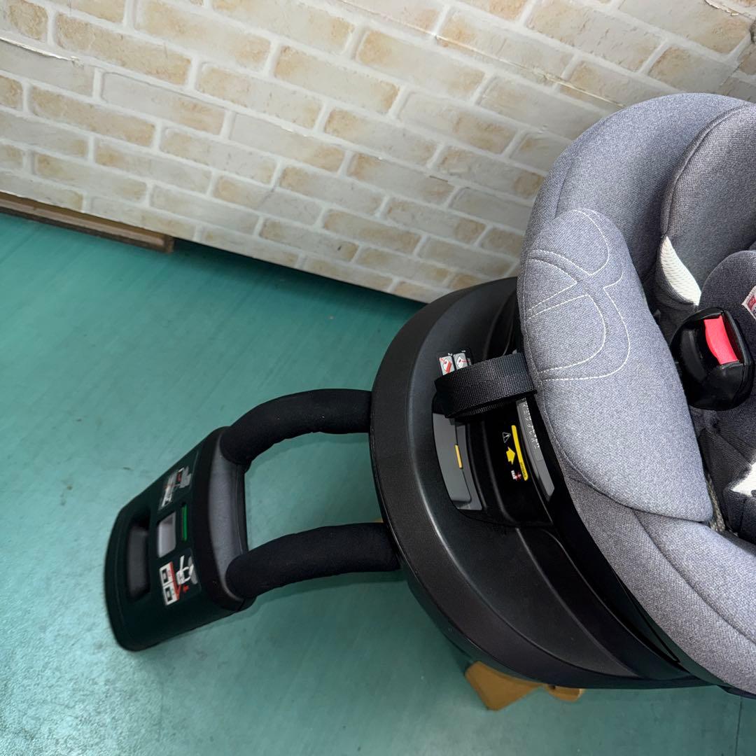 エールべべ　チャイルドシート クルット5iプレミアム グレーラテ　新生児から