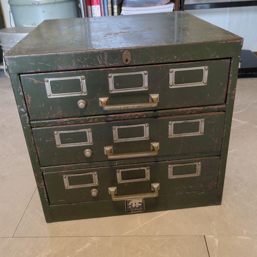 アンティークインダストリアル工業系 アイアンパーツBOX