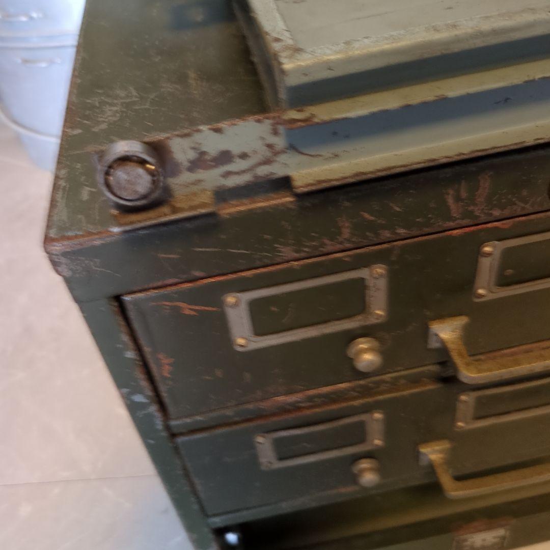 アンティークインダストリアル工業系 アイアンパーツBOX