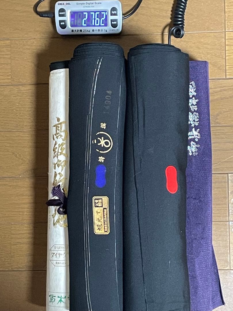 呉服店在庫・未使用品　正絹　反物　黒色　5点まとめて