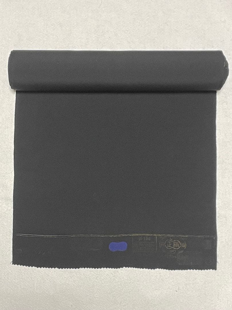 呉服店在庫・未使用品　正絹　反物　黒色　5点まとめて