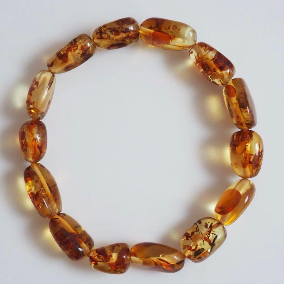 【TOMO】宝石質ローズクォーツのスライダーチェーンブレスレット