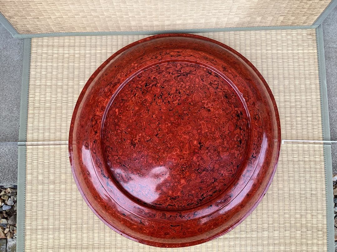 会津塗 こね鉢　研ぎ出し　高級品　そば打ち道具　売り切り　(検) 津軽塗　若狭塗